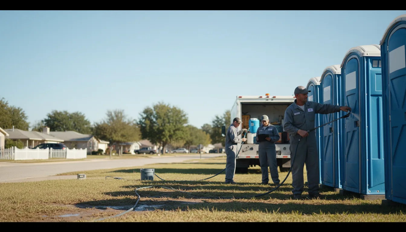 Long-Term Portable Toilet Rental in Wellington, AL near me